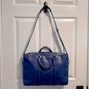 Matt and Nat Laptop bag blue Vegan Briefcase style bag